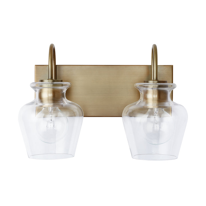 Capital Danes 138121AD-490 Bath Vanity Light 15 in. wide - Aged Brass