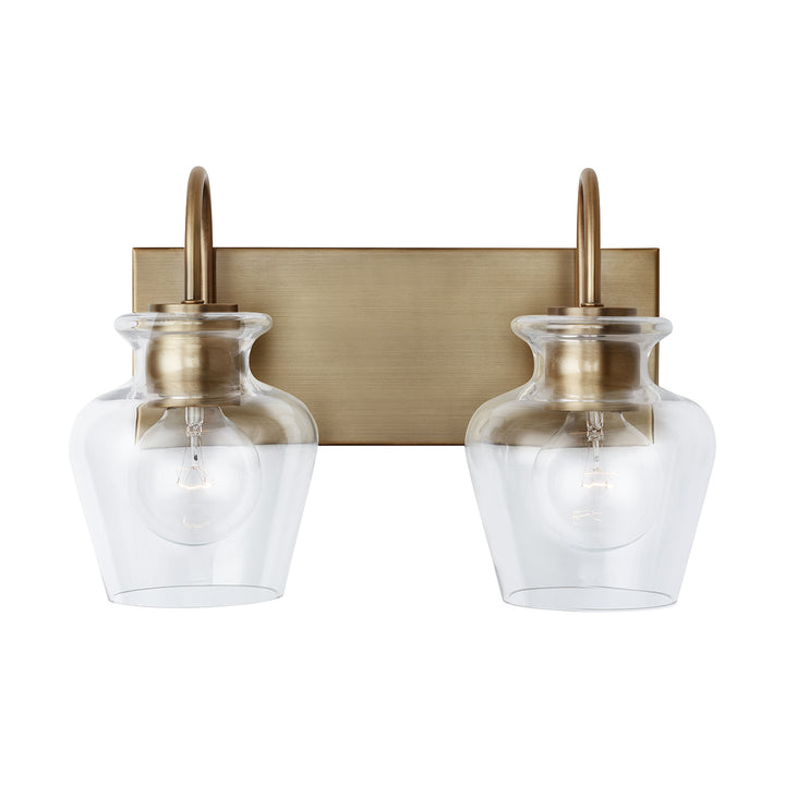 Capital Danes 138121AD-490 Bath Vanity Light 15 in. wide - Aged Brass