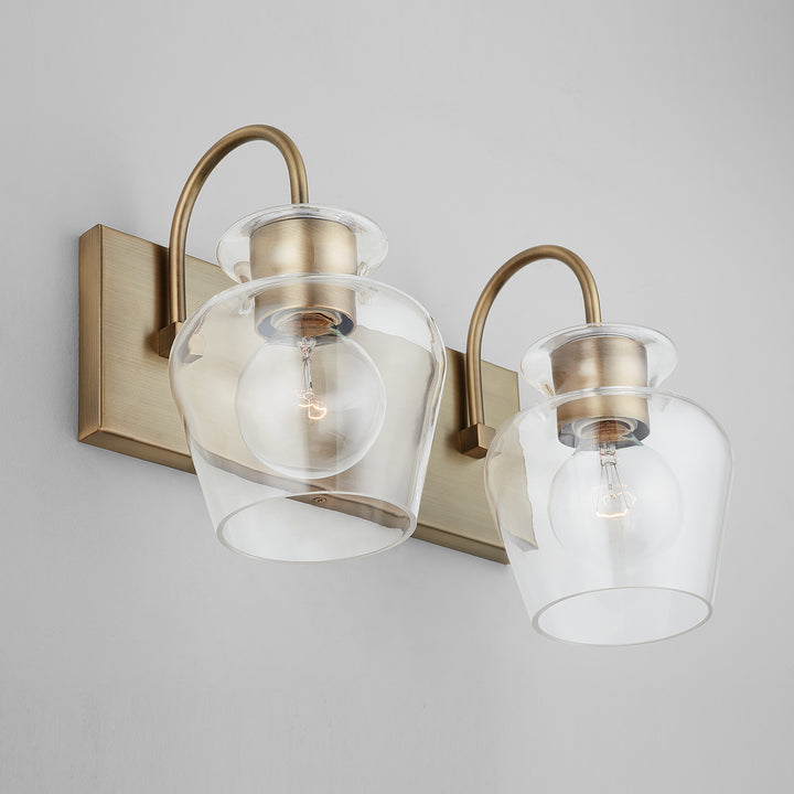 Capital Danes 138121AD-490 Bath Vanity Light 15 in. wide - Aged Brass