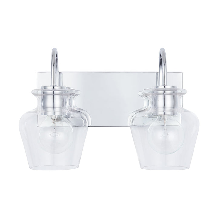 Capital Danes 138121CH-490 Bath Vanity Light 15 in. wide - Chrome