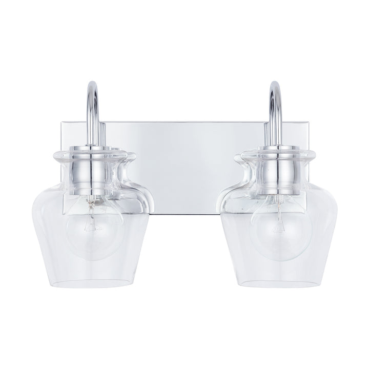 Capital Danes 138121CH-490 Bath Vanity Light 15 in. wide - Chrome
