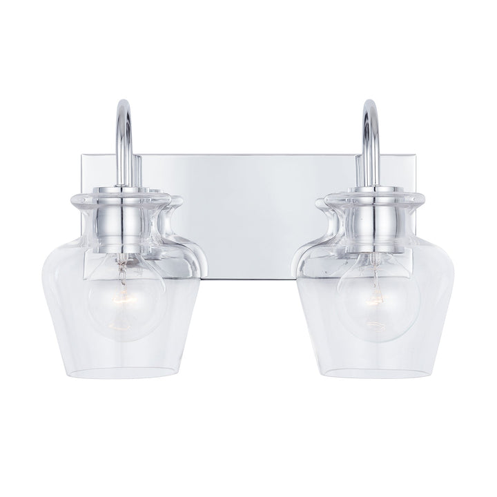 Capital Danes 138121CH-490 Bath Vanity Light 15 in. wide - Chrome