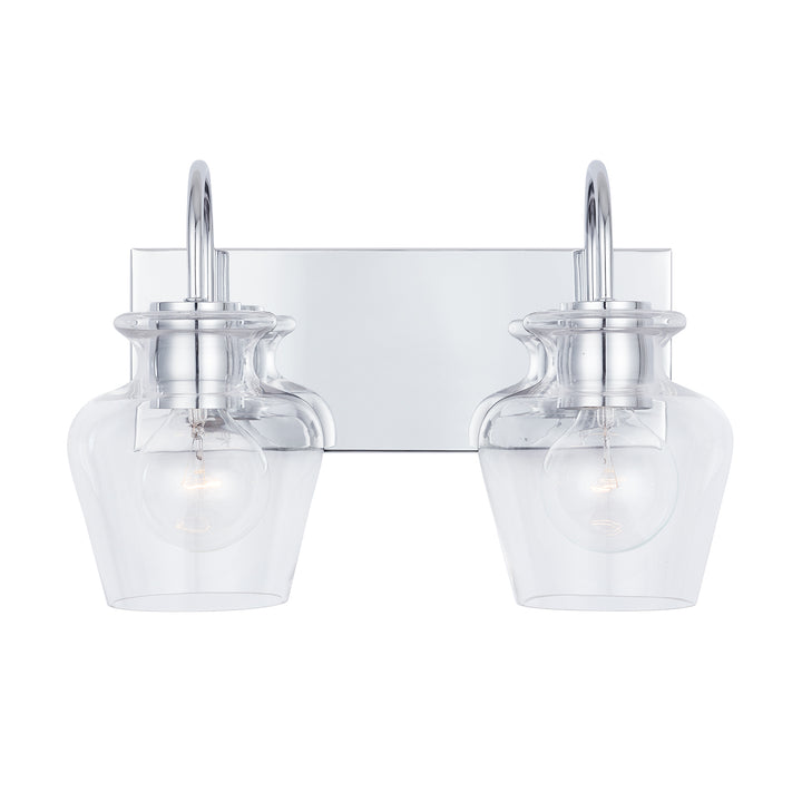 Capital Danes 138121CH-490 Bath Vanity Light 15 in. wide - Chrome