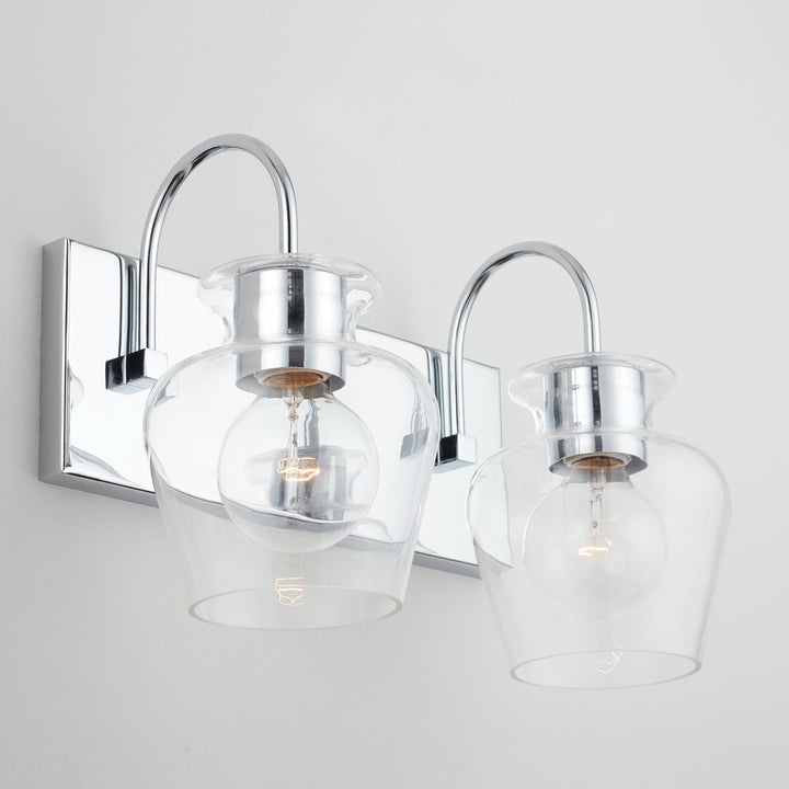 Capital Danes 138121CH-490 Bath Vanity Light 15 in. wide - Chrome