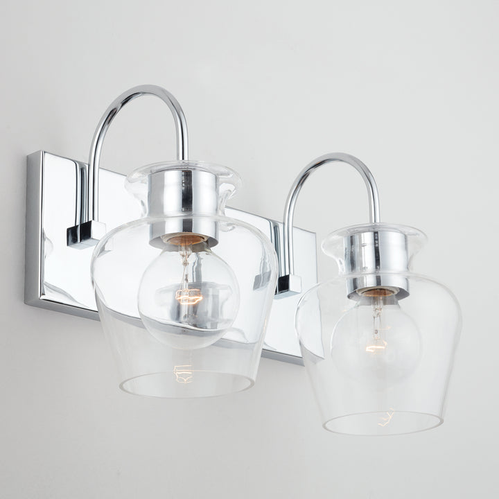 Capital Danes 138121CH-490 Bath Vanity Light 15 in. wide - Chrome