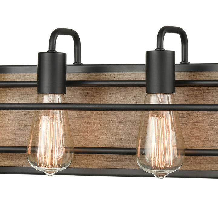 Elk Copley 45486/4 Bath Vanity Light 27 in. wide - Matte Black