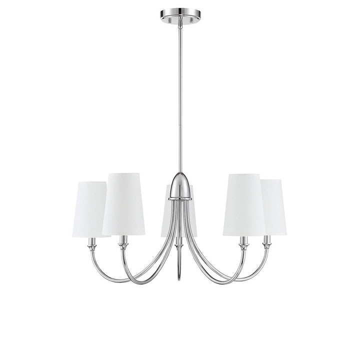 Savoy House Cameron 1-2540-5-109 Chandelier Light - Polished Nickel