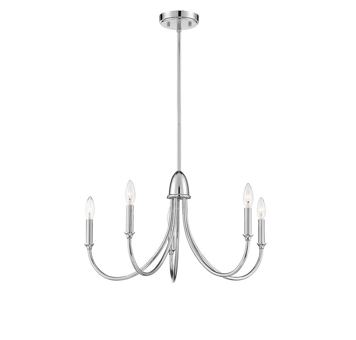 Savoy House Cameron 1-2540-5-109 Chandelier Light - Polished Nickel