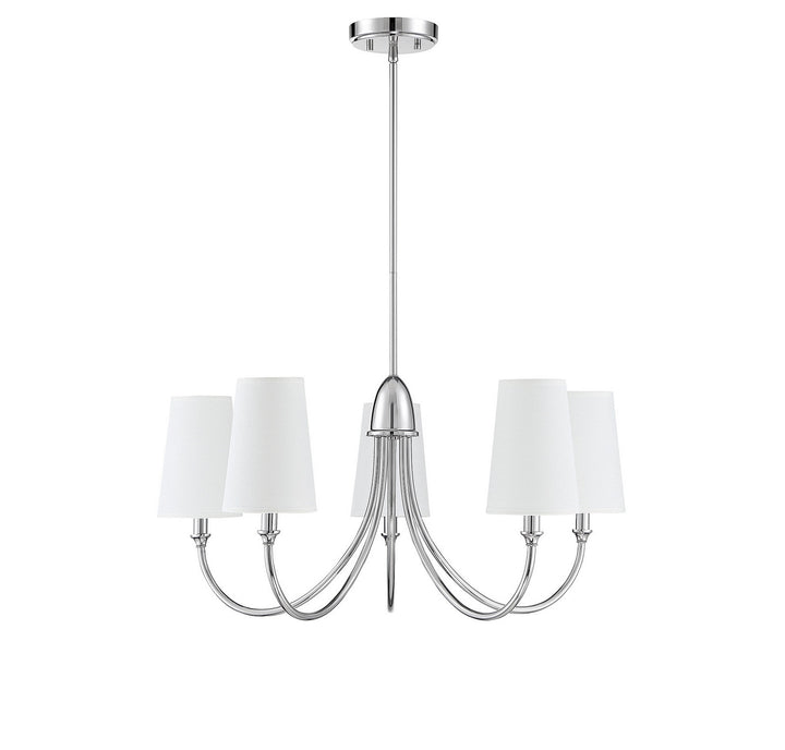 Savoy House Cameron 1-2540-5-109 Chandelier Light - Polished Nickel