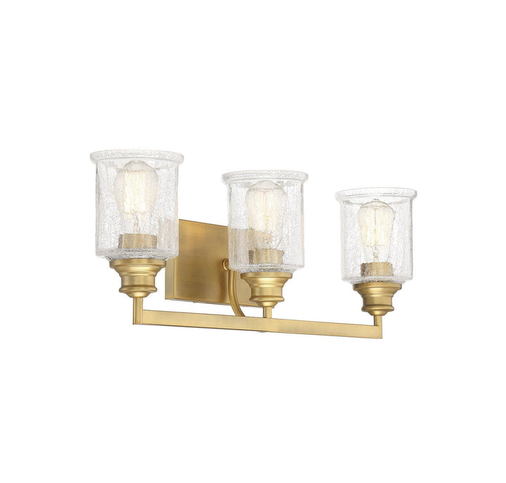 Savoy House Hampton 8-1972-3-322 Bath Vanity Light 24 in. wide - Warm Brass