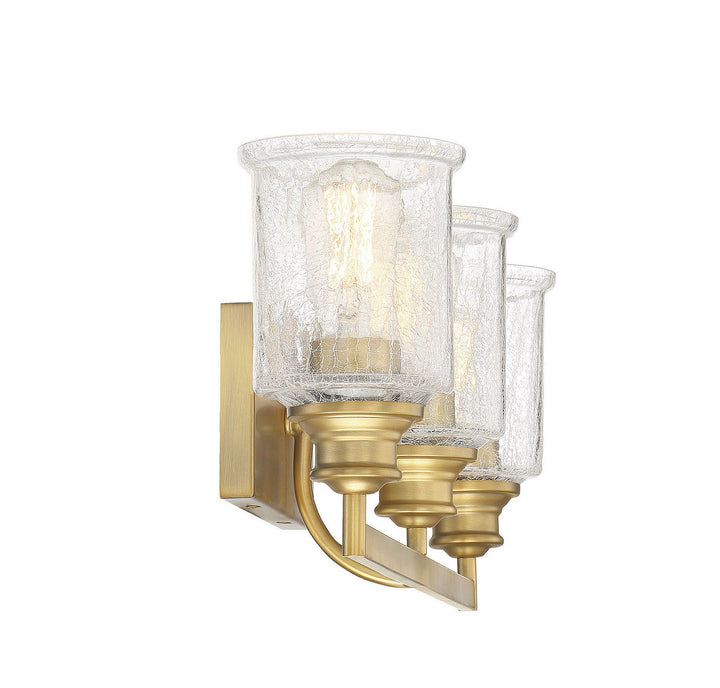 Savoy House Hampton 8-1972-3-322 Bath Vanity Light 24 in. wide - Warm Brass