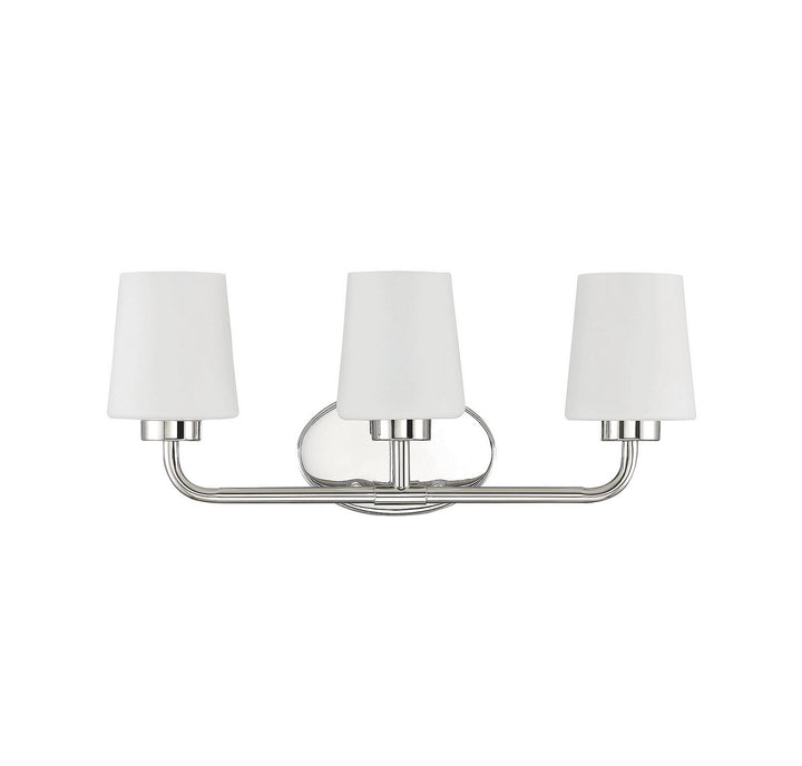 Savoy House Capra 8-4090-3-109 Bath Vanity Light 22 in. wide - Polished Nickel