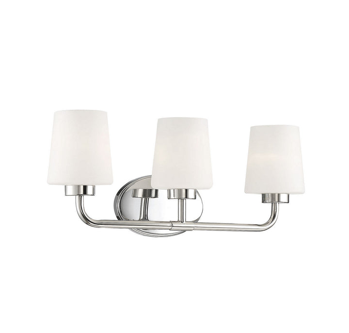 Savoy House Capra 8-4090-3-109 Bath Vanity Light 22 in. wide - Polished Nickel