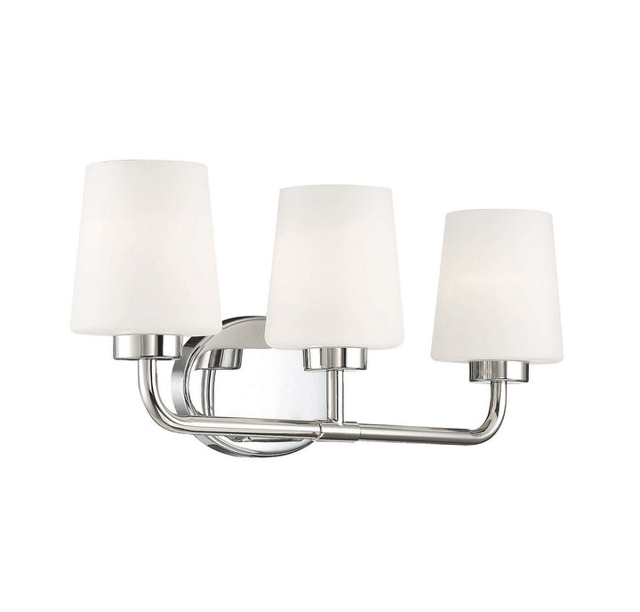 Savoy House Capra 8-4090-3-109 Bath Vanity Light 22 in. wide - Polished Nickel