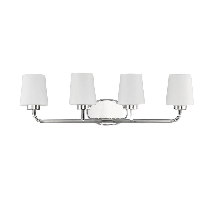 Savoy House Capra 8-4090-4-109 Bath Vanity Light 31 in. wide - Polished Nickel