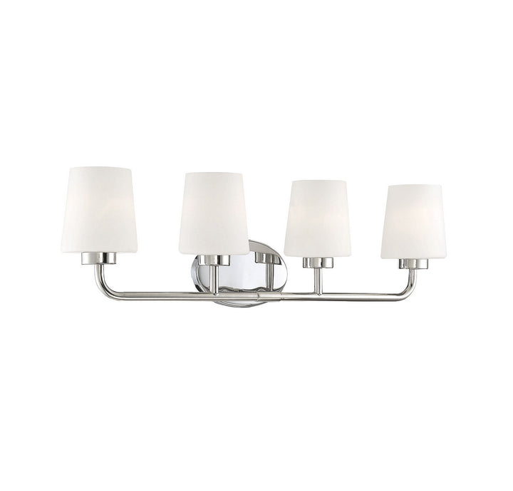 Savoy House Capra 8-4090-4-109 Bath Vanity Light 31 in. wide - Polished Nickel