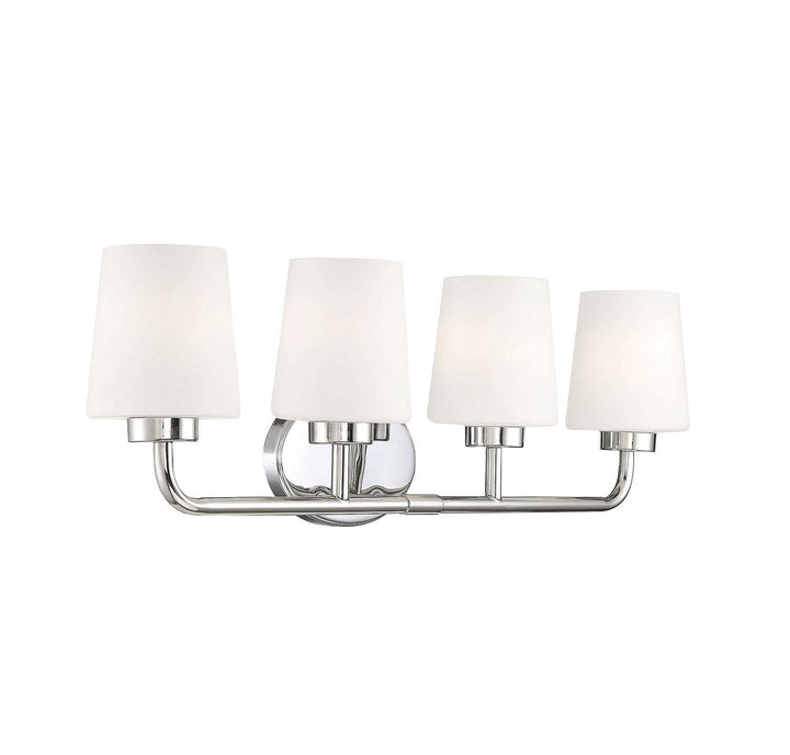 Savoy House Capra 8-4090-4-109 Bath Vanity Light 31 in. wide - Polished Nickel