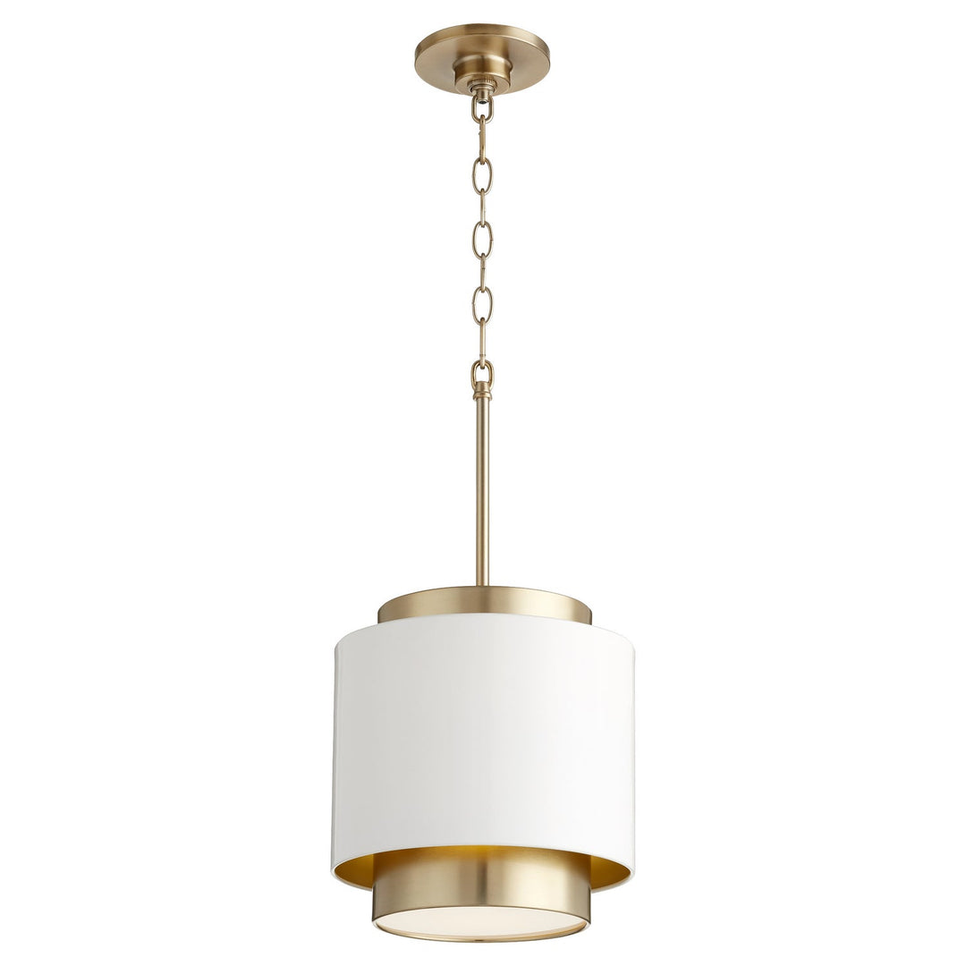 Quorum Drum Pendants 8010-0880 Pendant Light - Studio White
