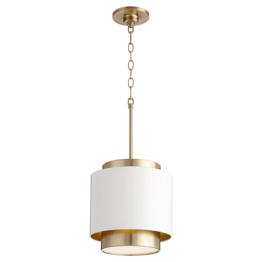 Quorum Drum Pendants 8010-0880 Pendant Light - Studio White