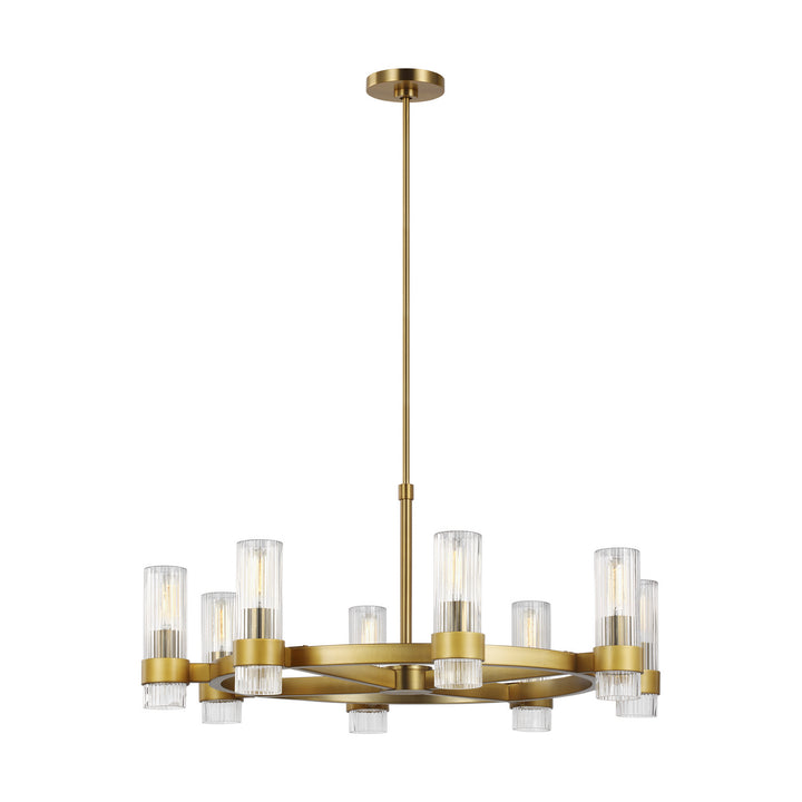 Visual Comfort Studio Geneva CC1378BBS Chandelier Light - Burnished Brass