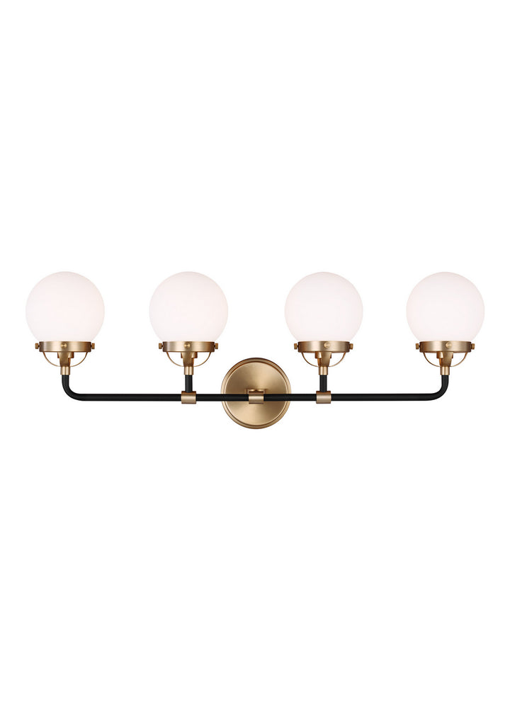 Visual Comfort Studio Cafe 4487904-848 Bath Vanity Light 30 in. wide - Satin Brass