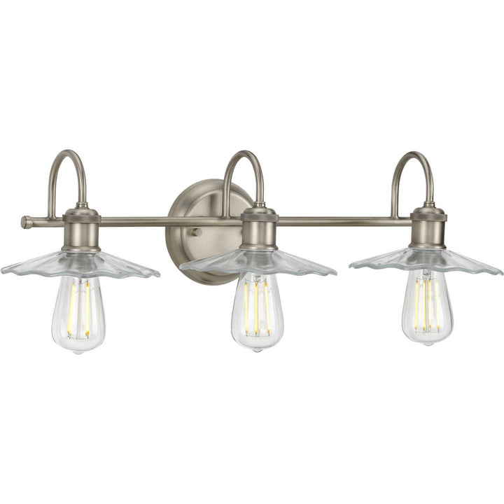 Progress Fayette P300288-081 Bath Vanity Light 26 in. wide - Antique Nickel