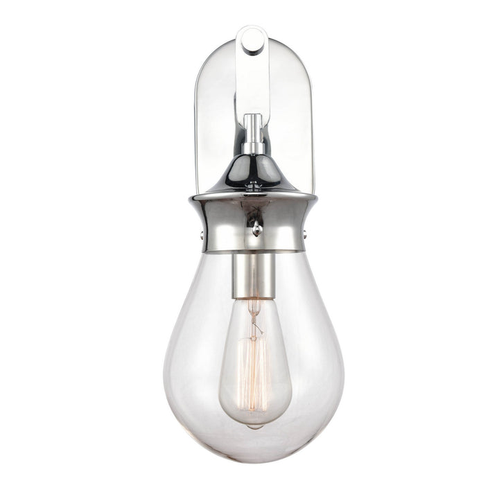 Innovations 414-1W-PC-6CL-LED Bath Vanity Light 7 in. wide - Polished Chrome