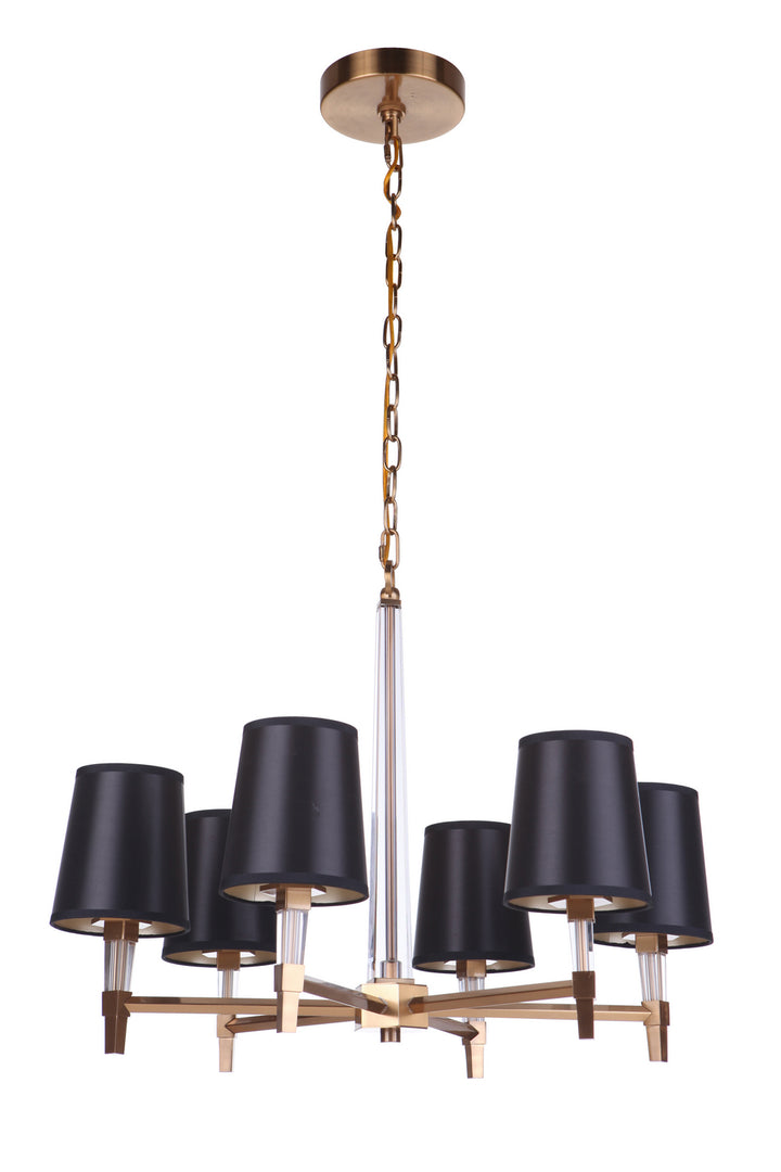 Craftmade Tarryn 53226-SB Chandelier Light - Satin Brass