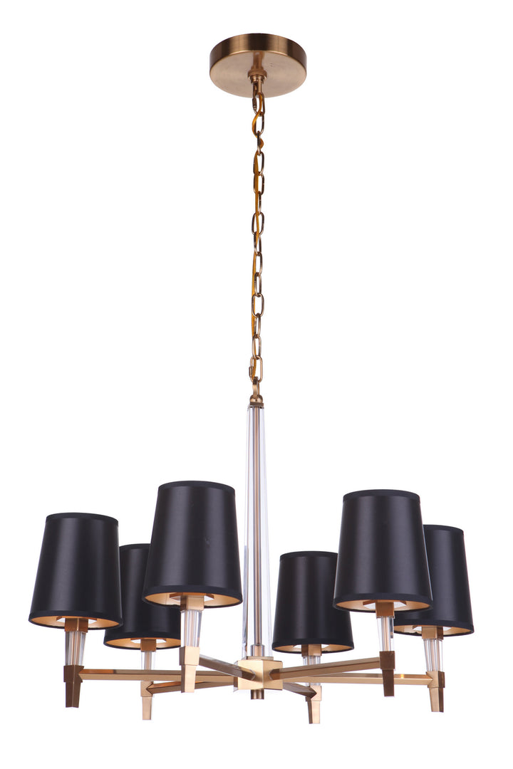 Craftmade Tarryn 53226-SB Chandelier Light - Satin Brass