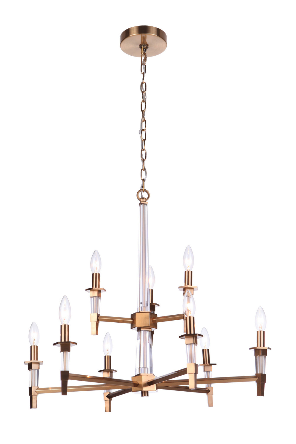 Craftmade Tarryn 53229-SB Chandelier Light - Satin Brass