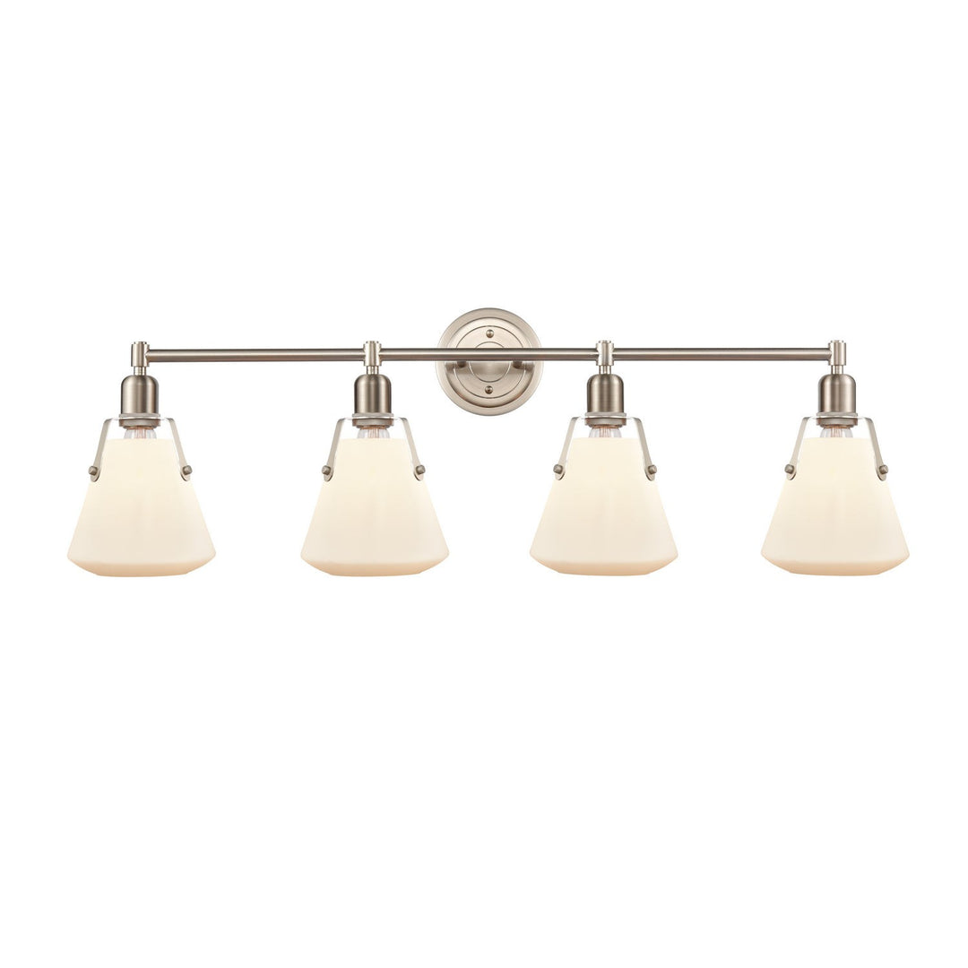 Innovations 422-4W-SN-7W-LED Bath Vanity Light 40 in. wide - Satin Nickel