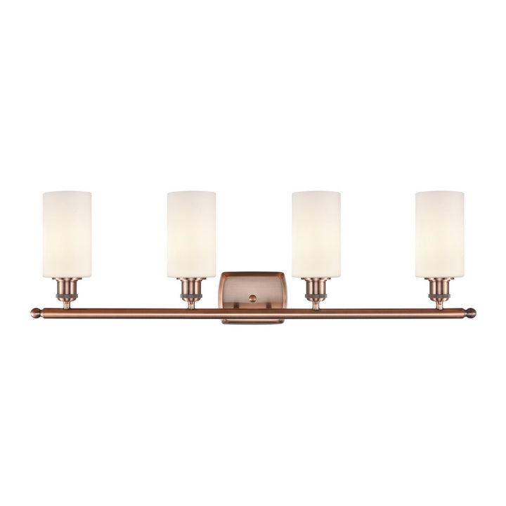 Innovations Ballston 516-4W-AC-G801-LED Bath Vanity Light 36 in. wide - Antique Copper