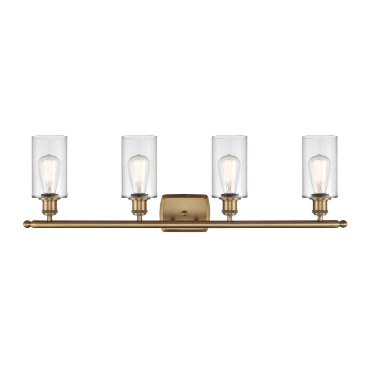 Innovations Ballston 516-4W-BB-G802-LED Bath Vanity Light 36 in. wide - Brushed Brass