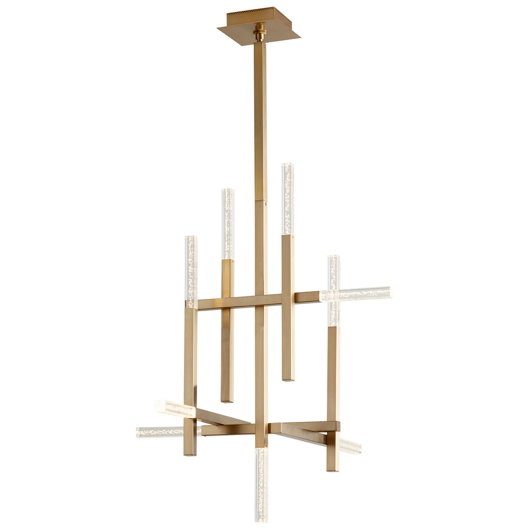 Oxygen Atlantis 3-636-40 Chandelier Light - Aged Brass
