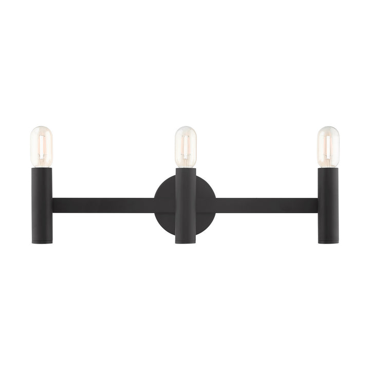 Livex Copenhagen 10343-04 Bath Vanity Light 24 in. wide - Black