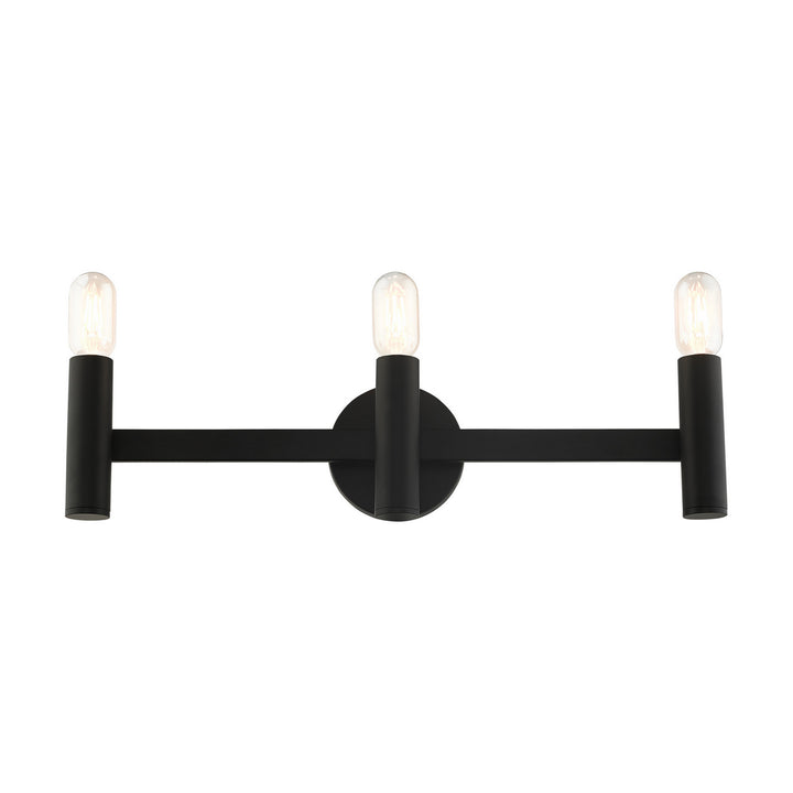 Livex Copenhagen 10343-04 Bath Vanity Light 24 in. wide - Black