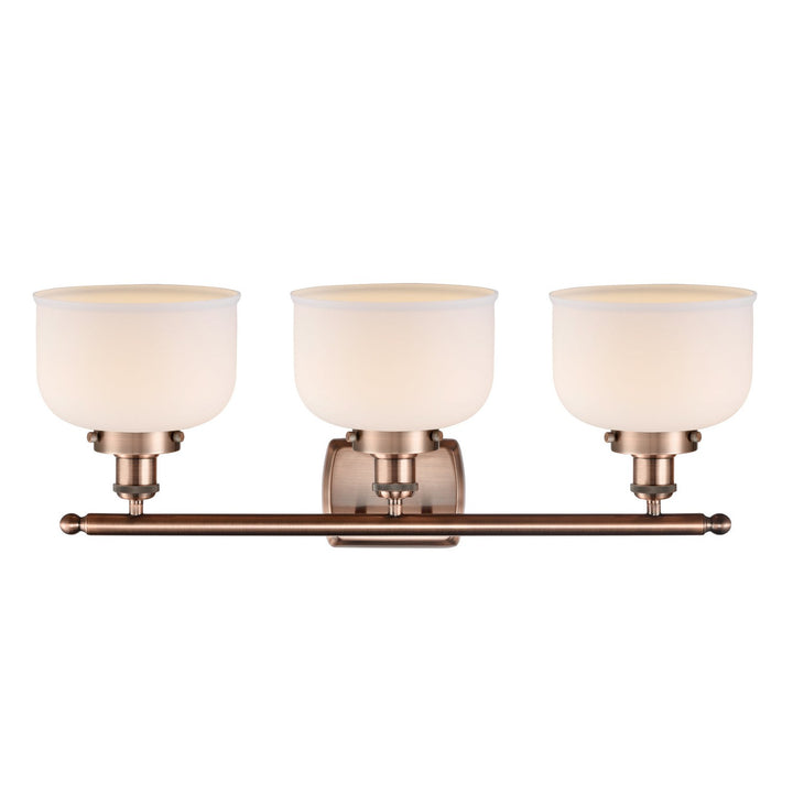 Innovations Ballston Urban 916-3W-AC-G71-LED Bath Vanity Light 28 in. wide - Antique Copper