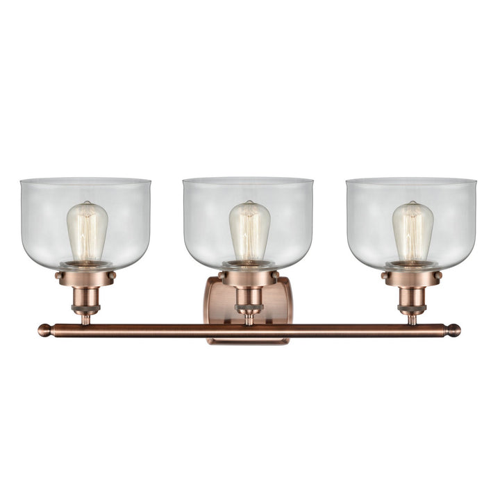 Innovations Ballston Urban 916-3W-AC-G72-LED Bath Vanity Light 28 in. wide - Antique Copper