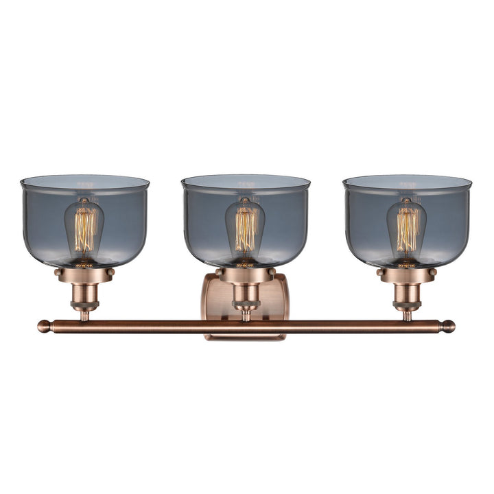 Innovations Ballston Urban 916-3W-AC-G73 Bath Vanity Light 28 in. wide - Antique Copper