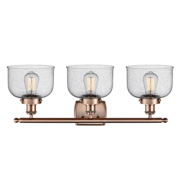 Innovations Ballston Urban 916-3W-AC-G74 Bath Vanity Light 28 in. wide - Antique Copper