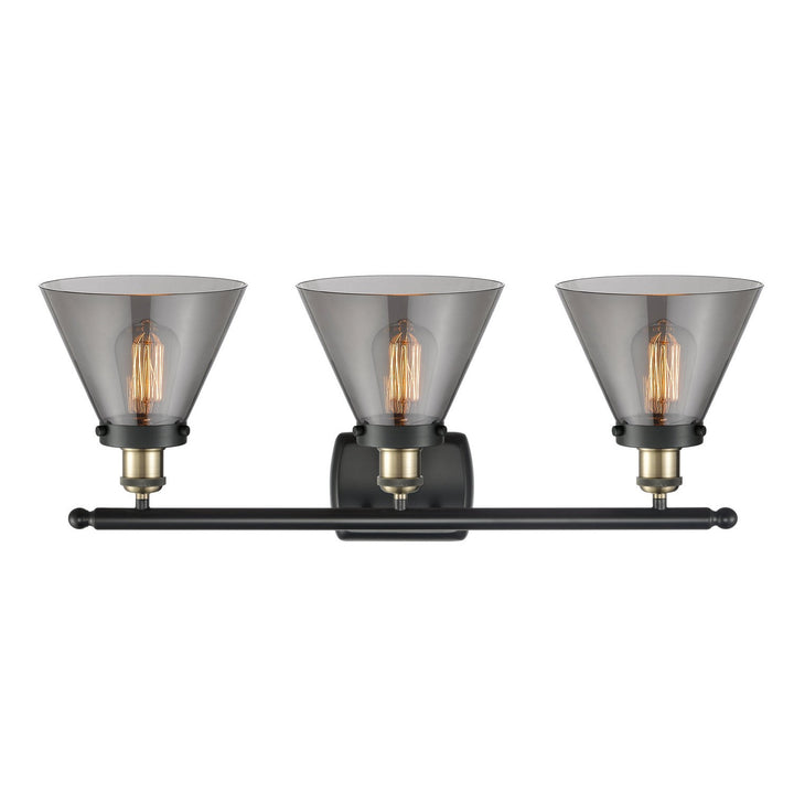 Innovations Ballston Urban 916-3W-BAB-G43-LED Bath Vanity Light 28 in. wide - Black Antique Brass