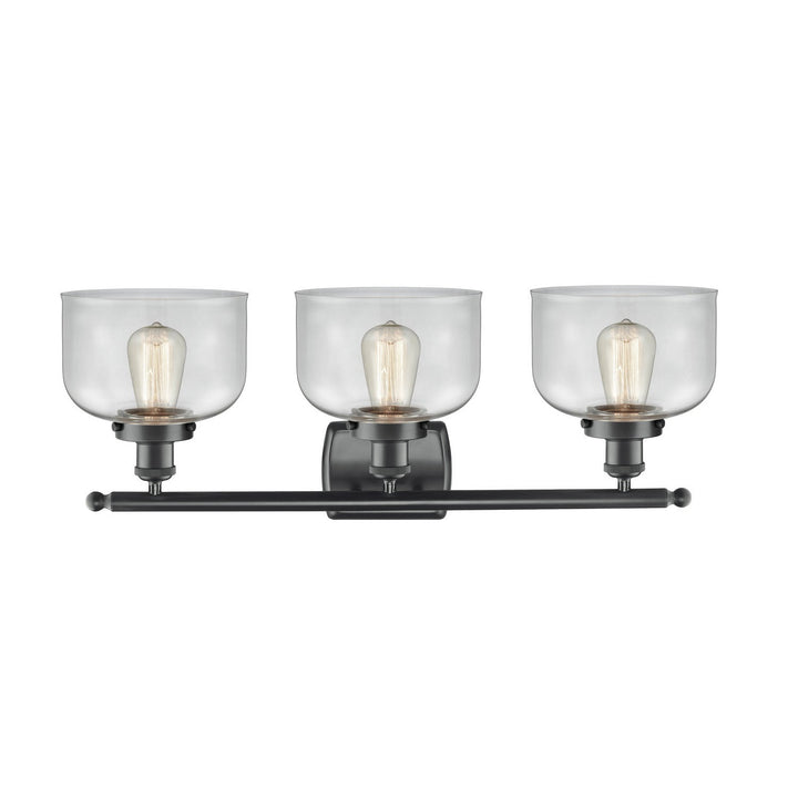 Innovations Ballston Urban 916-3W-BK-G72 Bath Vanity Light 28 in. wide - Matte Black