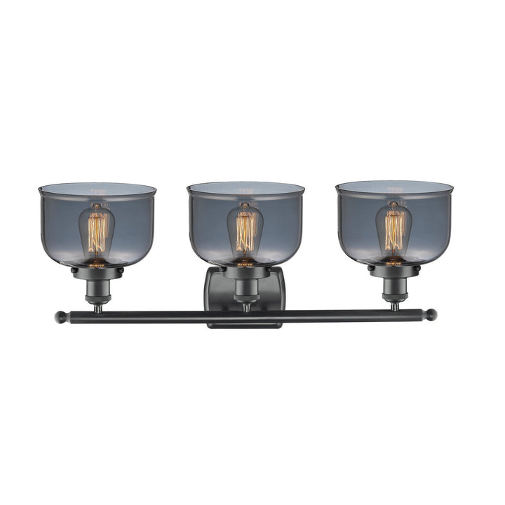 Innovations Ballston Urban 916-3W-BK-G73-LED Bath Vanity Light 28 in. wide - Matte Black