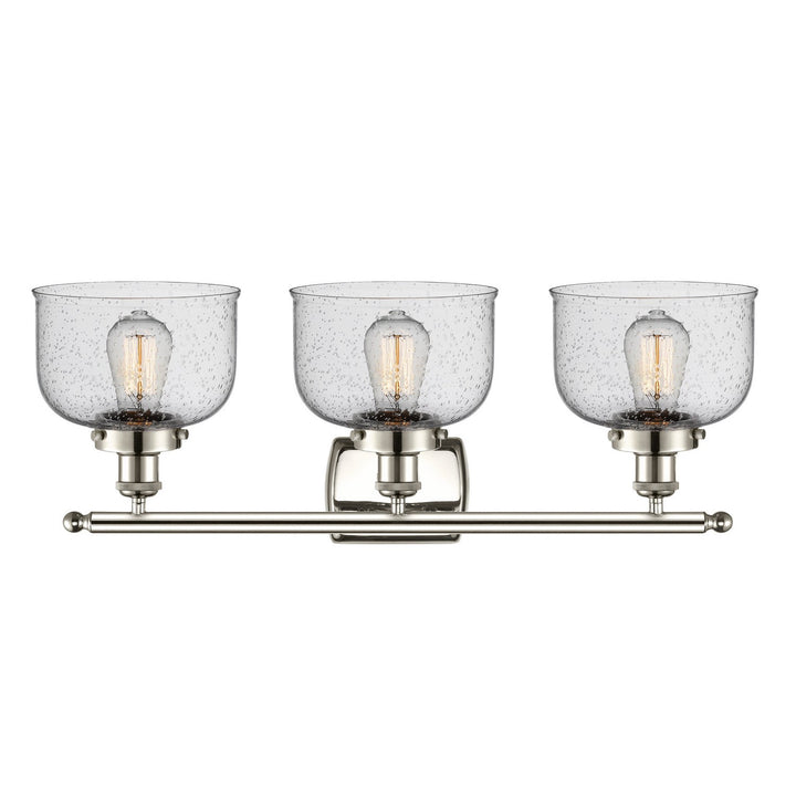 Innovations Ballston Urban 916-3W-PN-G74 Bath Vanity Light 28 in. wide - Polished Nickel