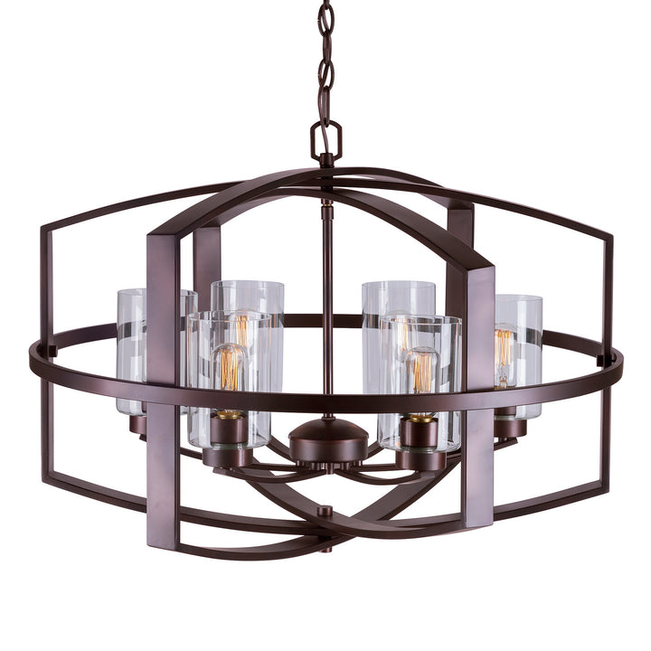 Forte Hyde 2718-06-32 Chandelier Light - Antique Bronze