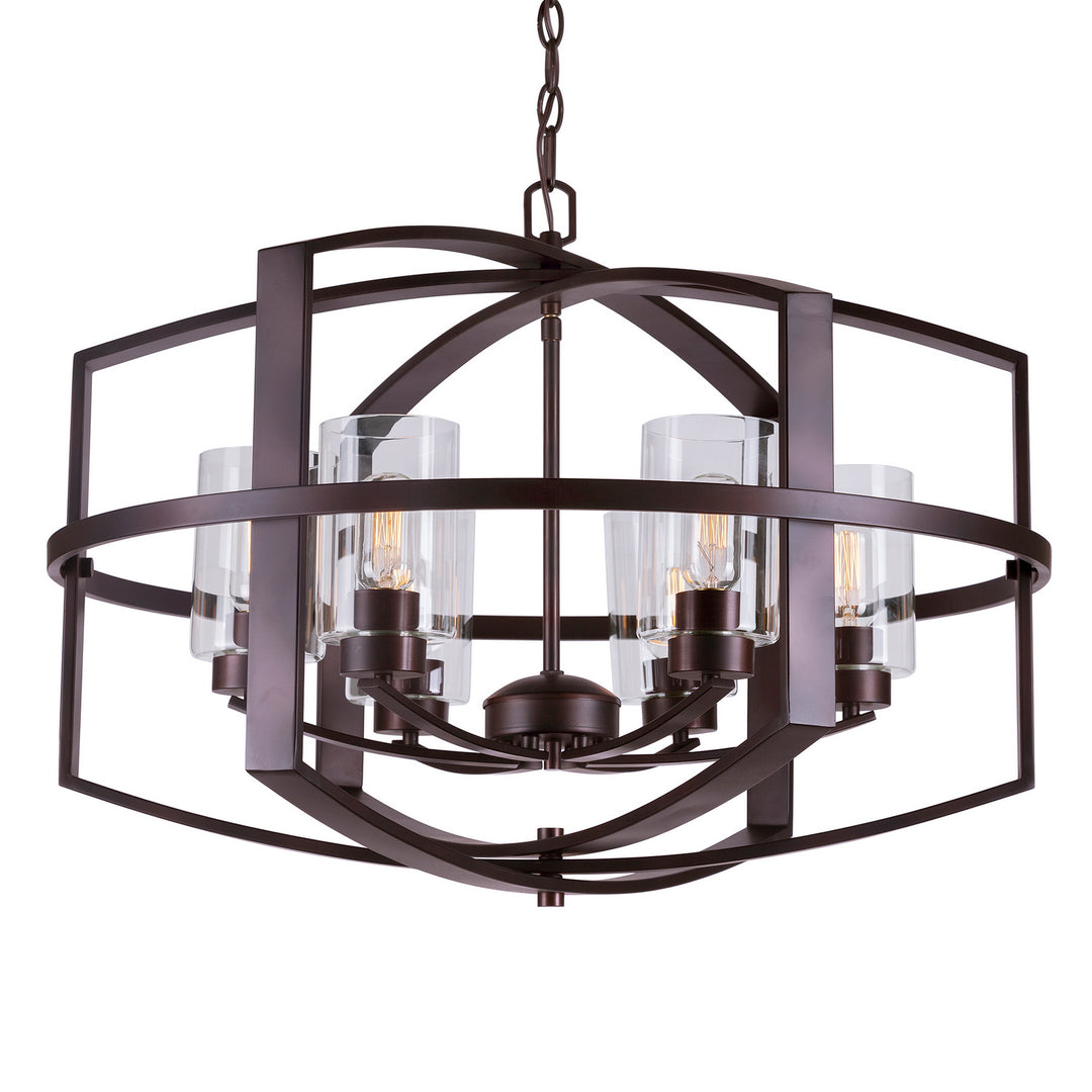 Forte Hyde 2718-06-32 Chandelier Light - Antique Bronze