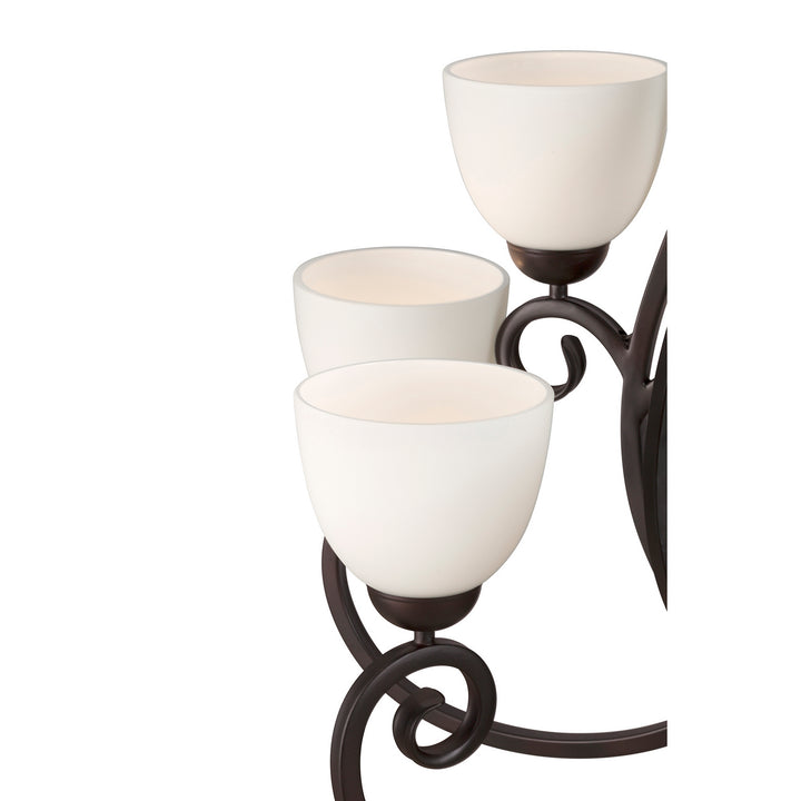 Forte Sutter 2250-09-32 Chandelier Light - Antique Bronze