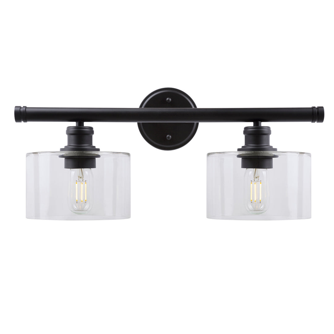 Forte Zane 5748-02-04 Bath Vanity Light 21 in. wide - Black