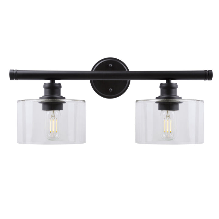 Forte Zane 5748-02-04 Bath Vanity Light 21 in. wide - Black