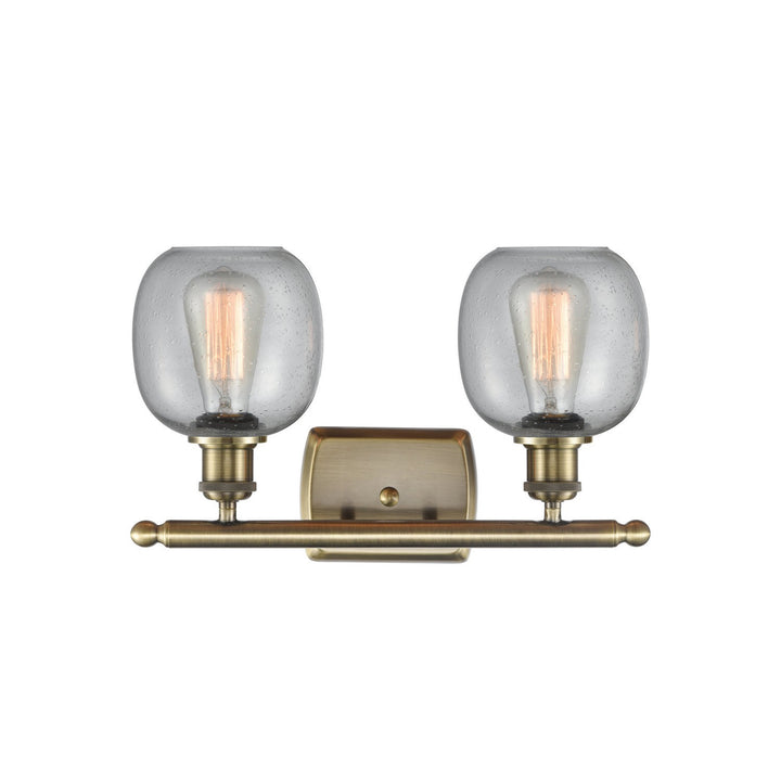 Innovations Ballston 516-2W-AB-G104-LED Bath Vanity Light 16 in. wide - Antique Brass